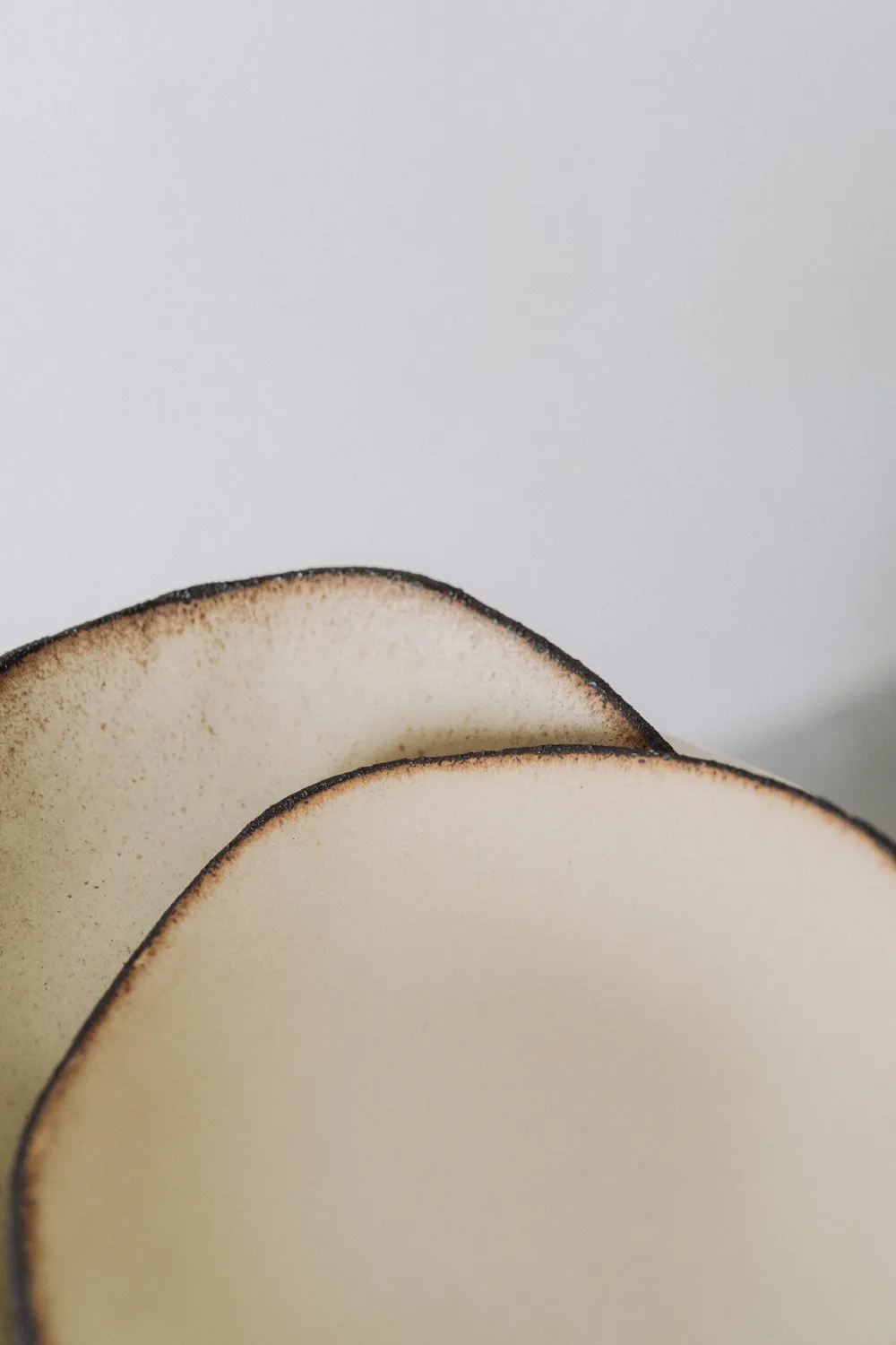 Poemi ROU/A ciotola bassa 21 cm beige in gres