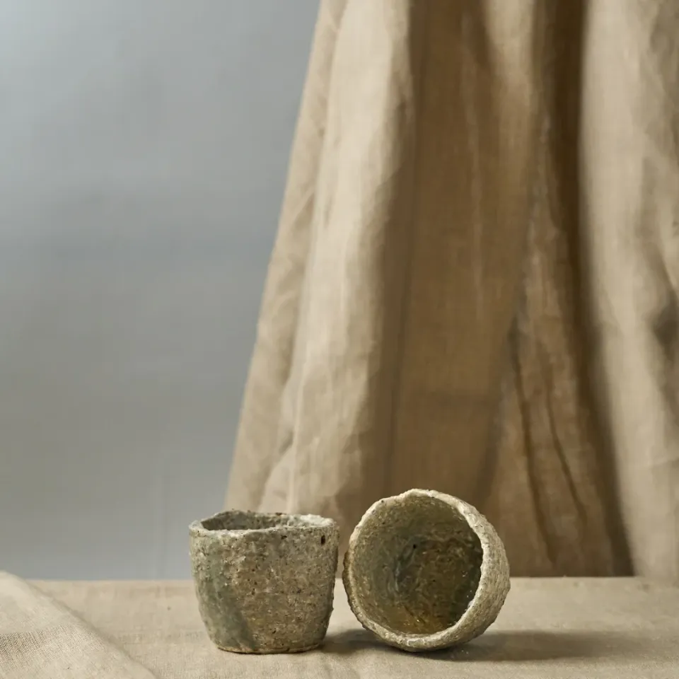 Studio Delta Pottery Set Cup woodfired tazze 7x7 cm 2 pezzi