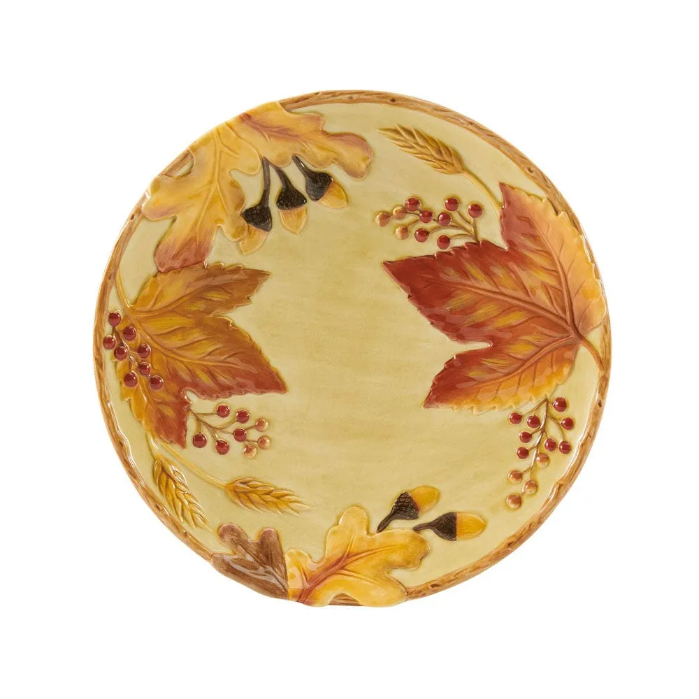 Fitz and Floyd Harvest Piatto Piccolo 9.5 IN Terracotta