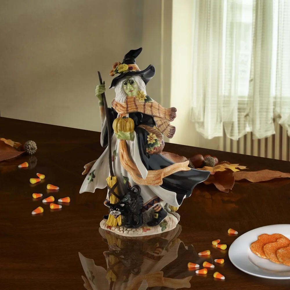 Fitz and Floyd Halloween Harvest Statuina Strega 42 cm