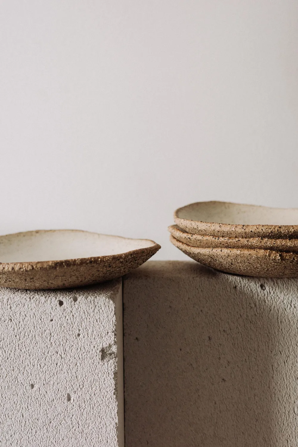 Poemi Umbria piatto fondo 21 cm beige terrazzo