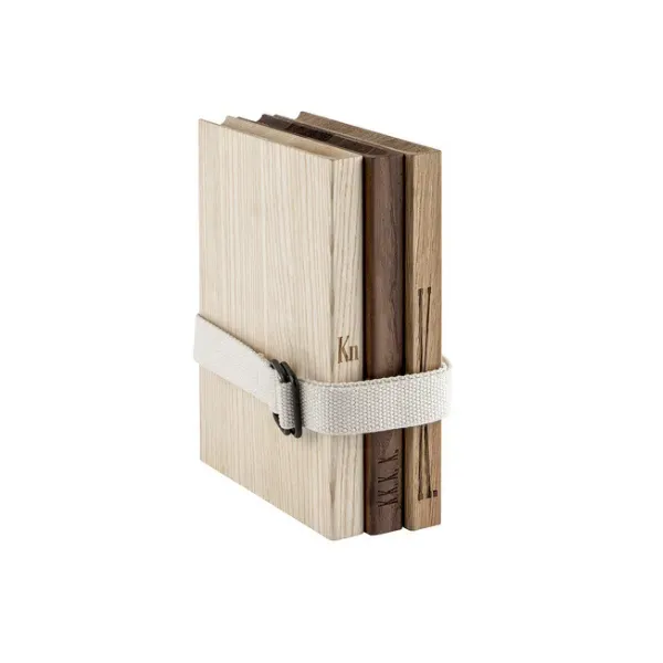 KnIndustrie Kn Book set 3 taglieri legno design