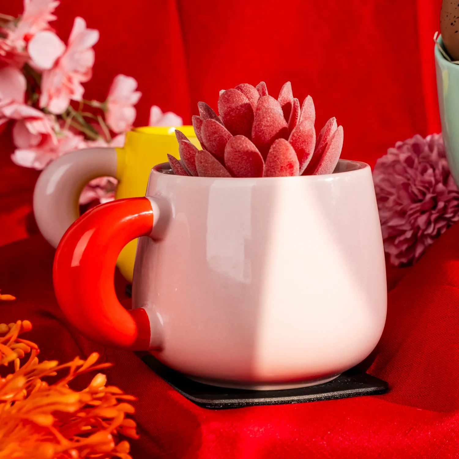 Silwy Tazza magnetica Roséblush porcellana con pad