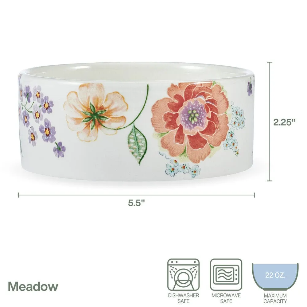 Fitz and Floyd Meadow set 4 ciotole snack fiori