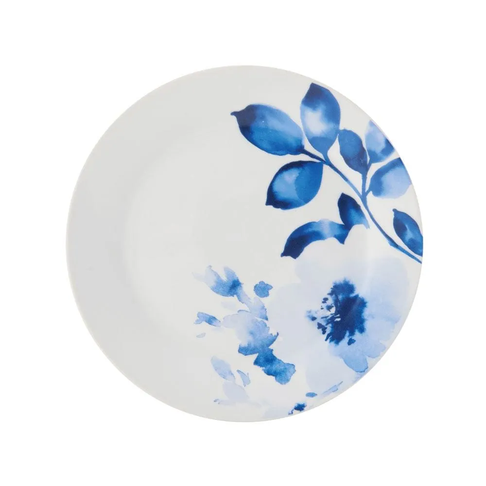 Fitz and Floyd Bloom Servizio Piatti 32 Pezzi per 8 Blu Porcellana