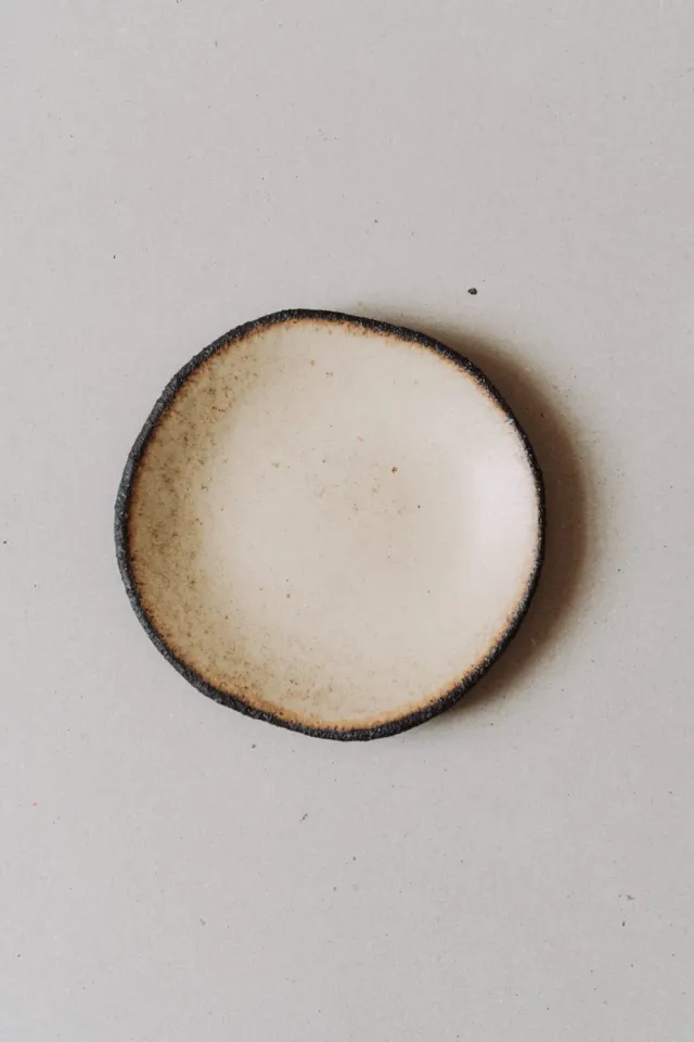 Poemi ROU/A ciotola bassa 21 cm beige in gres
