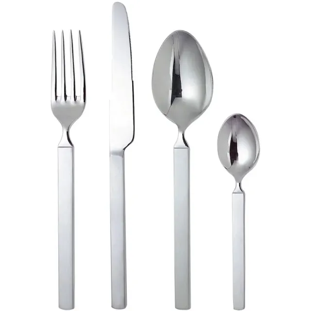 Alessi Dry servizio posate 24 pezzi lucido satinato