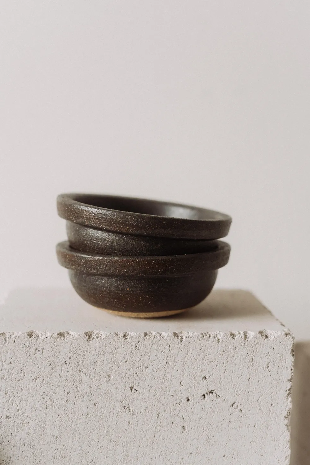 Poemi Earth ciotola bowl ceramica 12 cm antracite