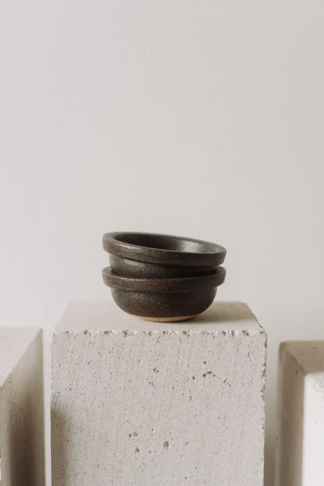 Poemi Earth ciotola bowl ceramica 12 cm antracite