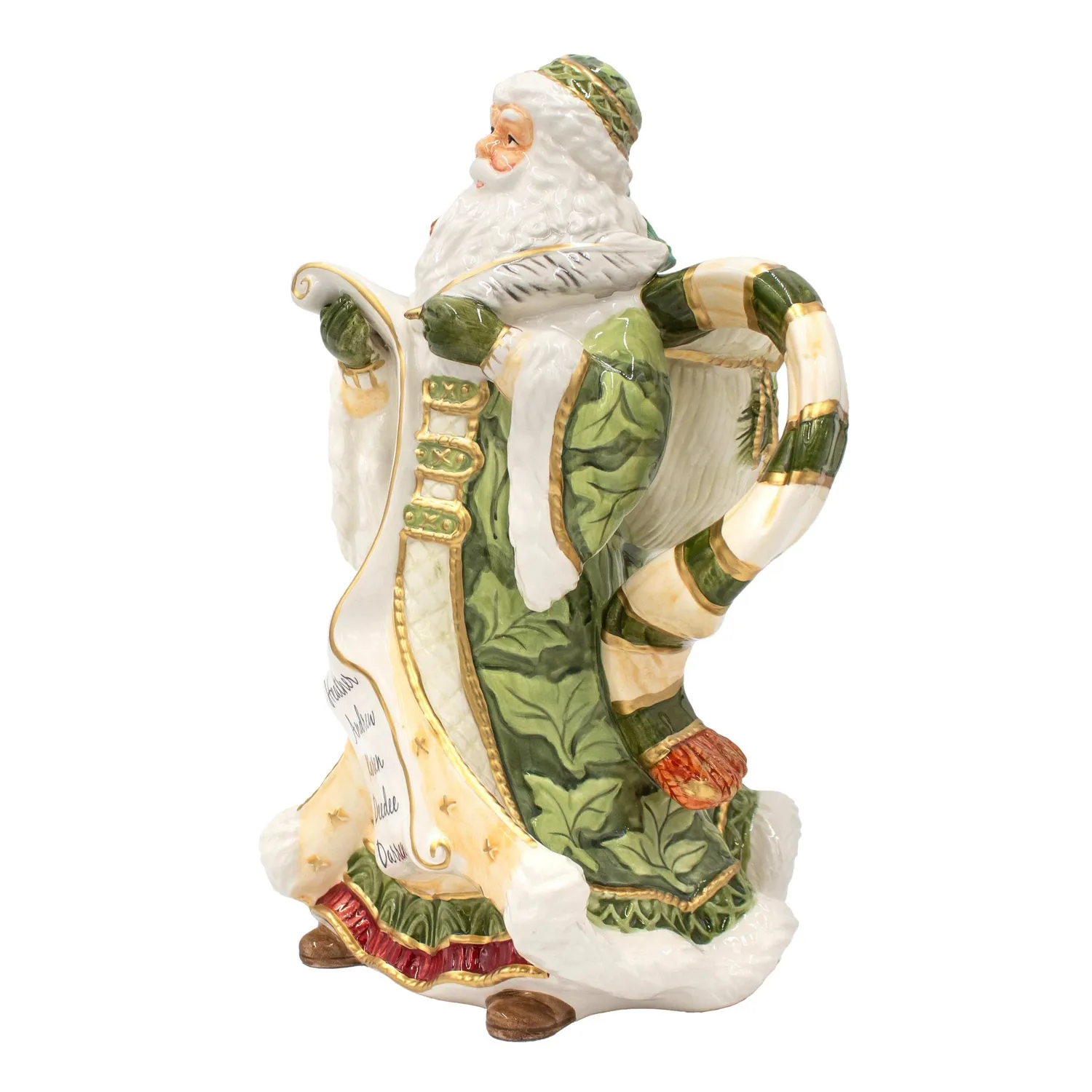 Fitz and Floyd Holiday Home brocca Babbo Natale verde 1,4 L