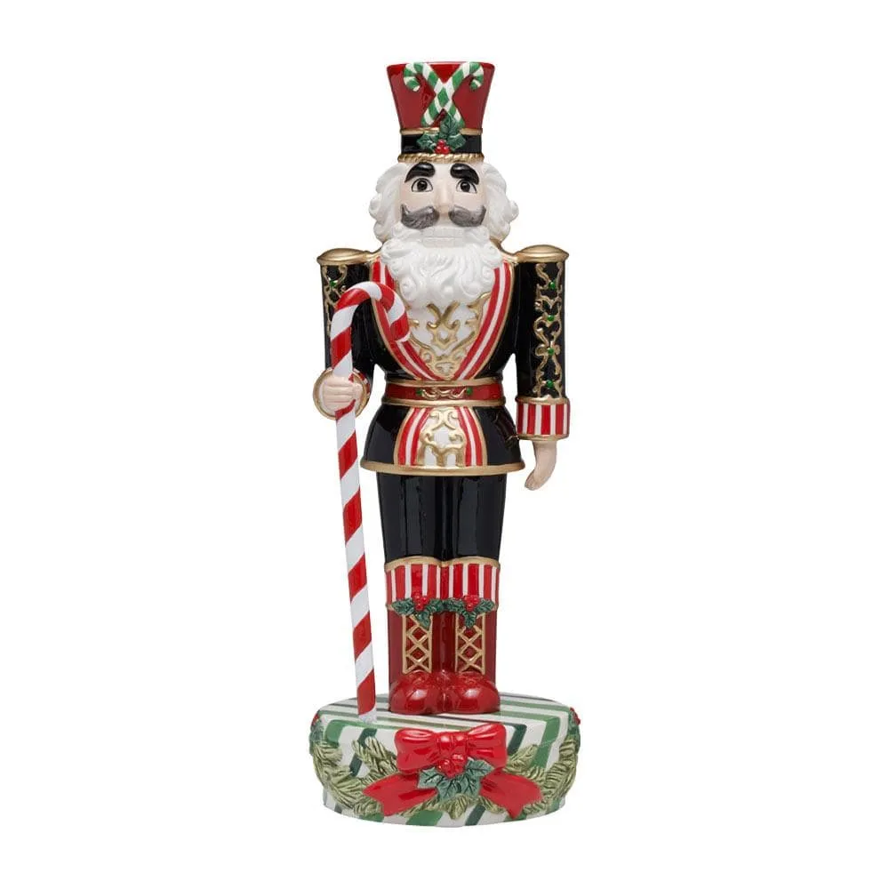 Fitz and Floyd Nutcracker Sugar Plum soldatino 43 cm verde