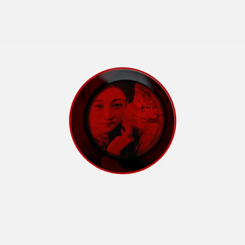 Ibride Ming servizio piatti China Red