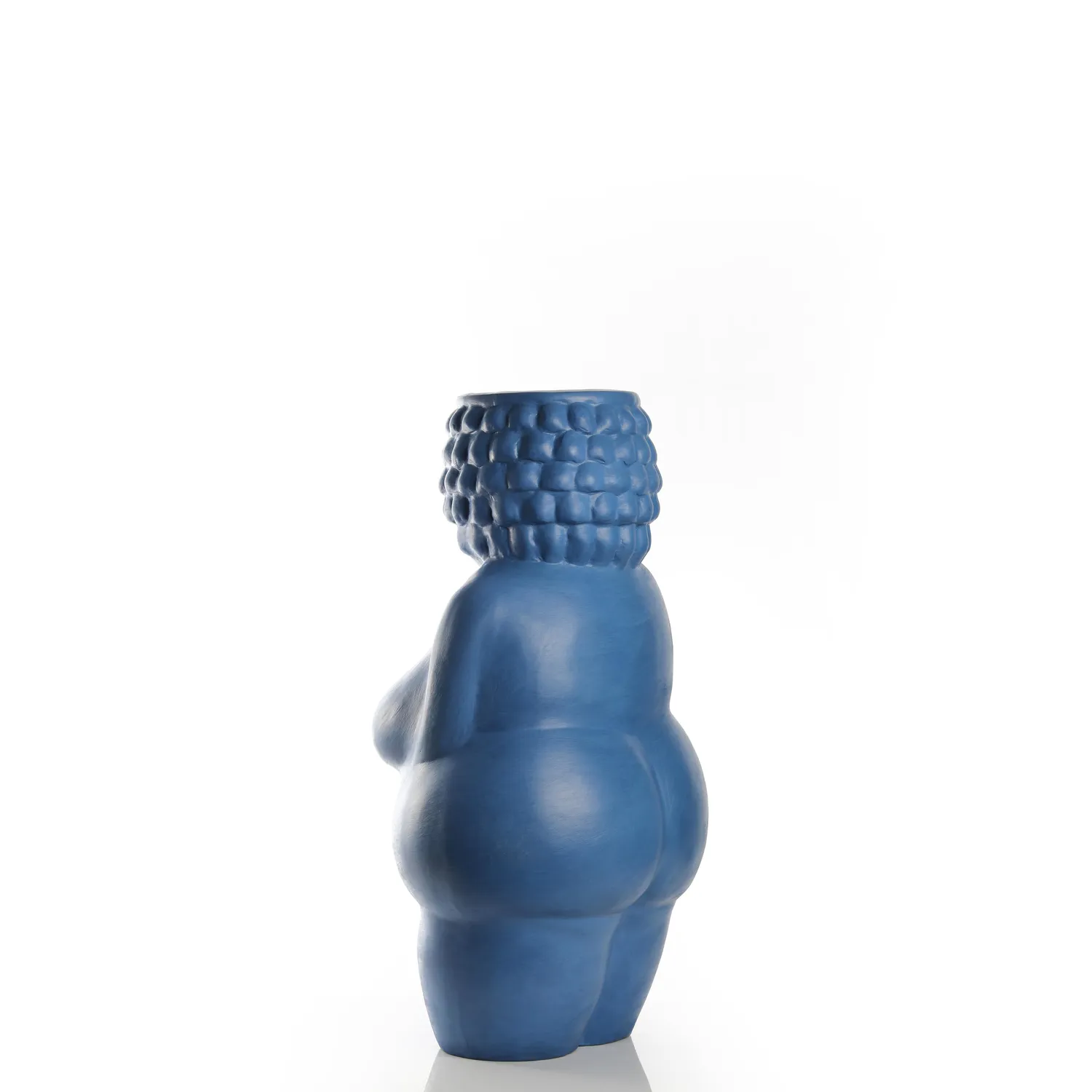 400 Gon Gisella Blu vaso terracotta blu 50 cm artigianale