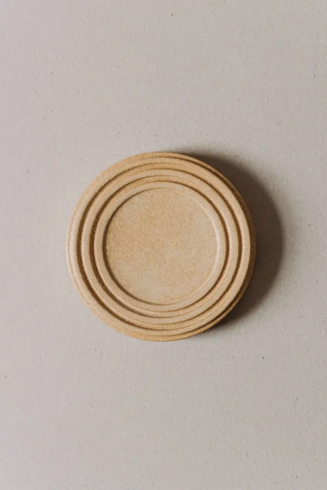 Poemi Aarde Piatto in Gres Beige 18 cm