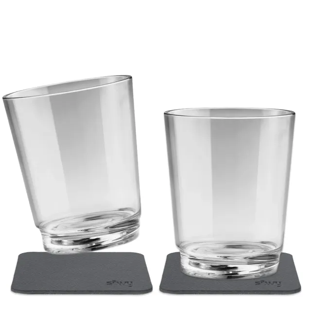 Silwy Classic Tazza Magnetica Set 2 Plastica con Pad