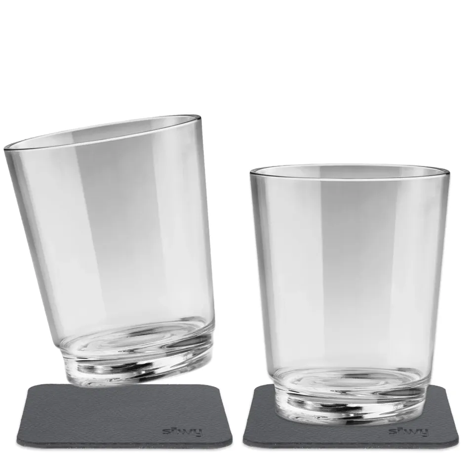 Silwy Classic Tazza Magnetica Set 2 Plastica con Pad