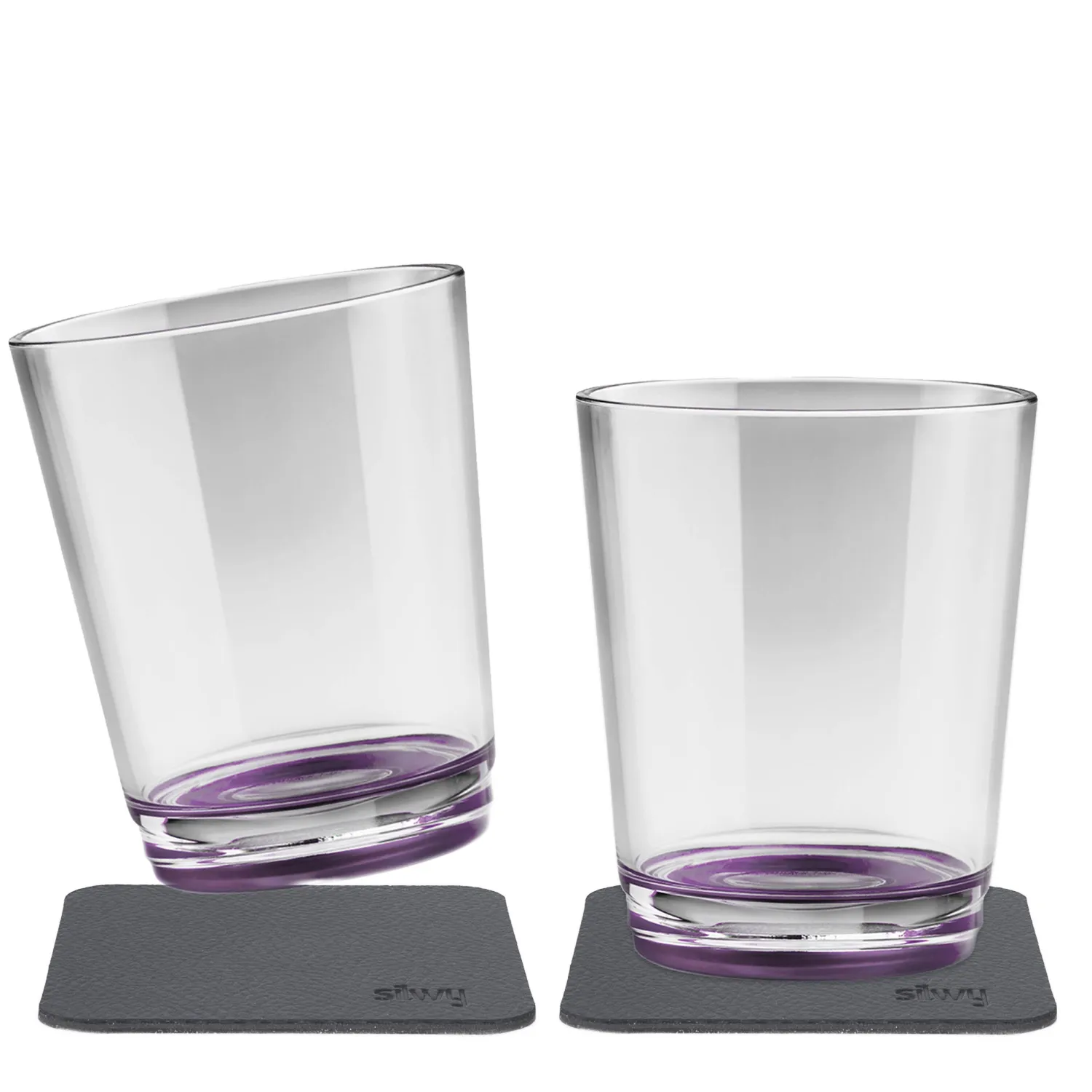 Silwy Berry Tazza Magnetica Plastica con Pad Antiscivolo