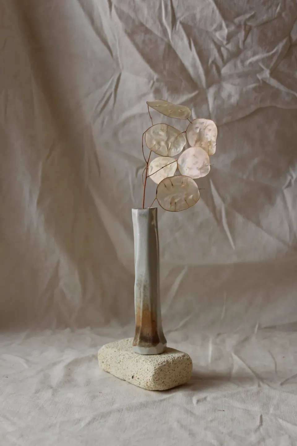 Studio Delta Pottery Iwa woodfired #7 vaso monofiore 16 cm