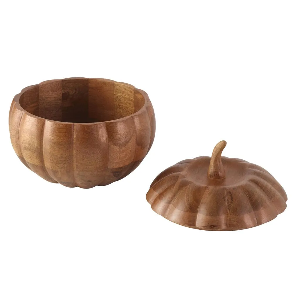Fitz and Floyd Pumpkin ciotola zucca con coperchio ceramica