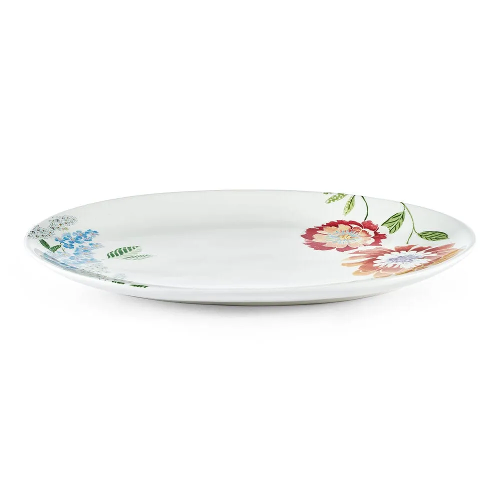 Fitz and Floyd Meadow vassoio 14 pollici fiori