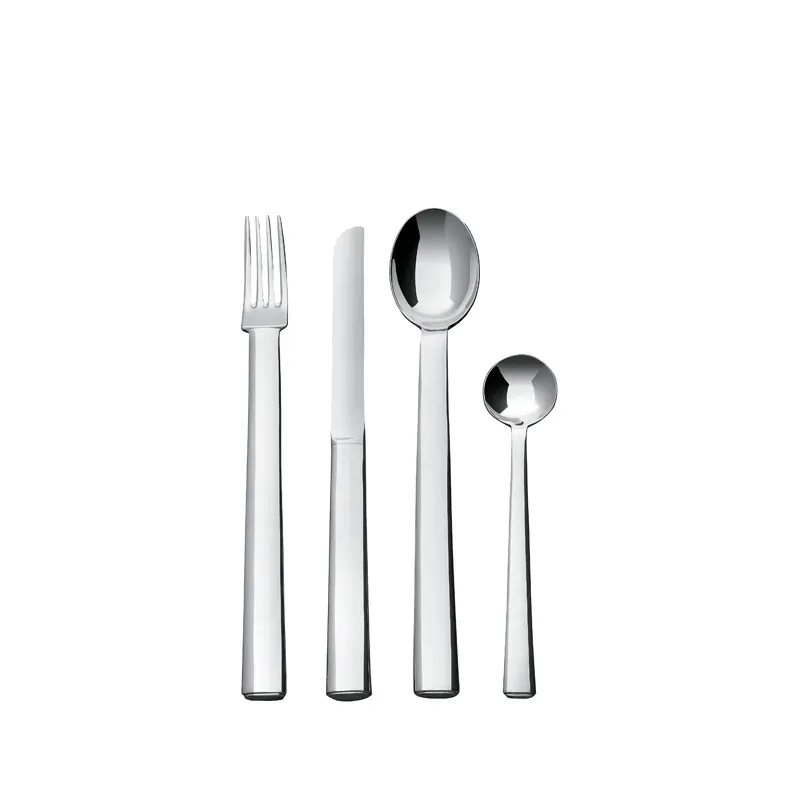 Alessi Rundes Modell servizio posate 24 pezzi acciaio