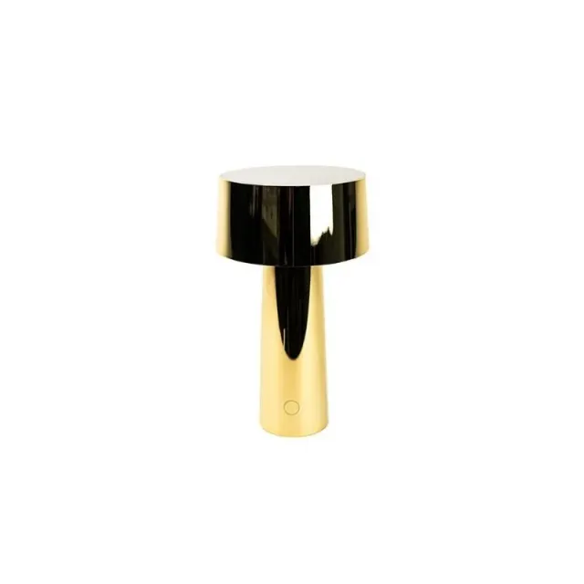 Vesta Mush lampada da tavolo ricaricabile oro