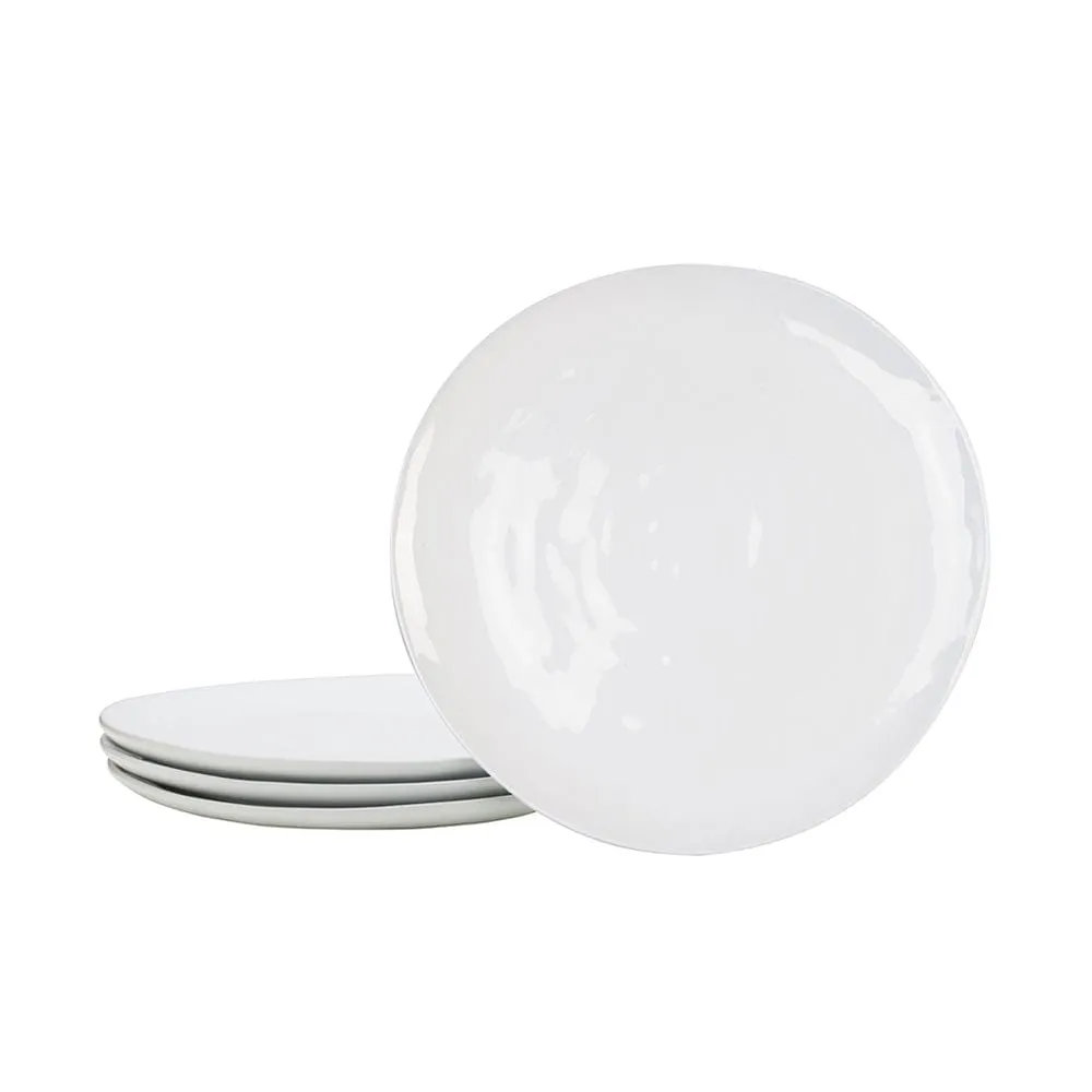 Fitz and Floyd Everyday White piatti insalata 4 pezzi bianchi