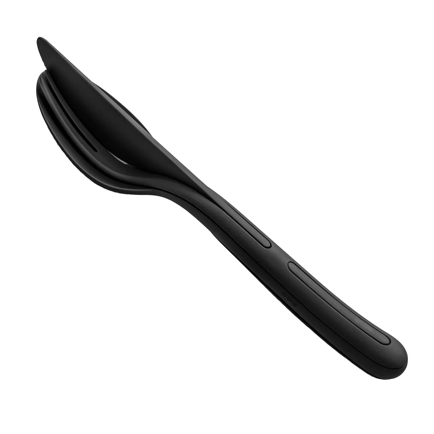 Silwy Tricky Black set posate 3 pezzi plastica