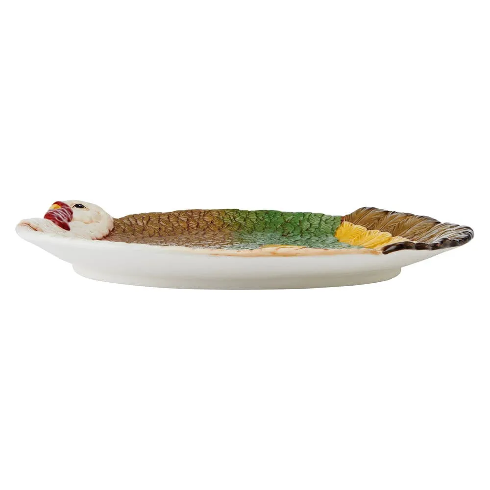 Fitz and Floyd Thanksgiving Vassoio tacchino 46 cm