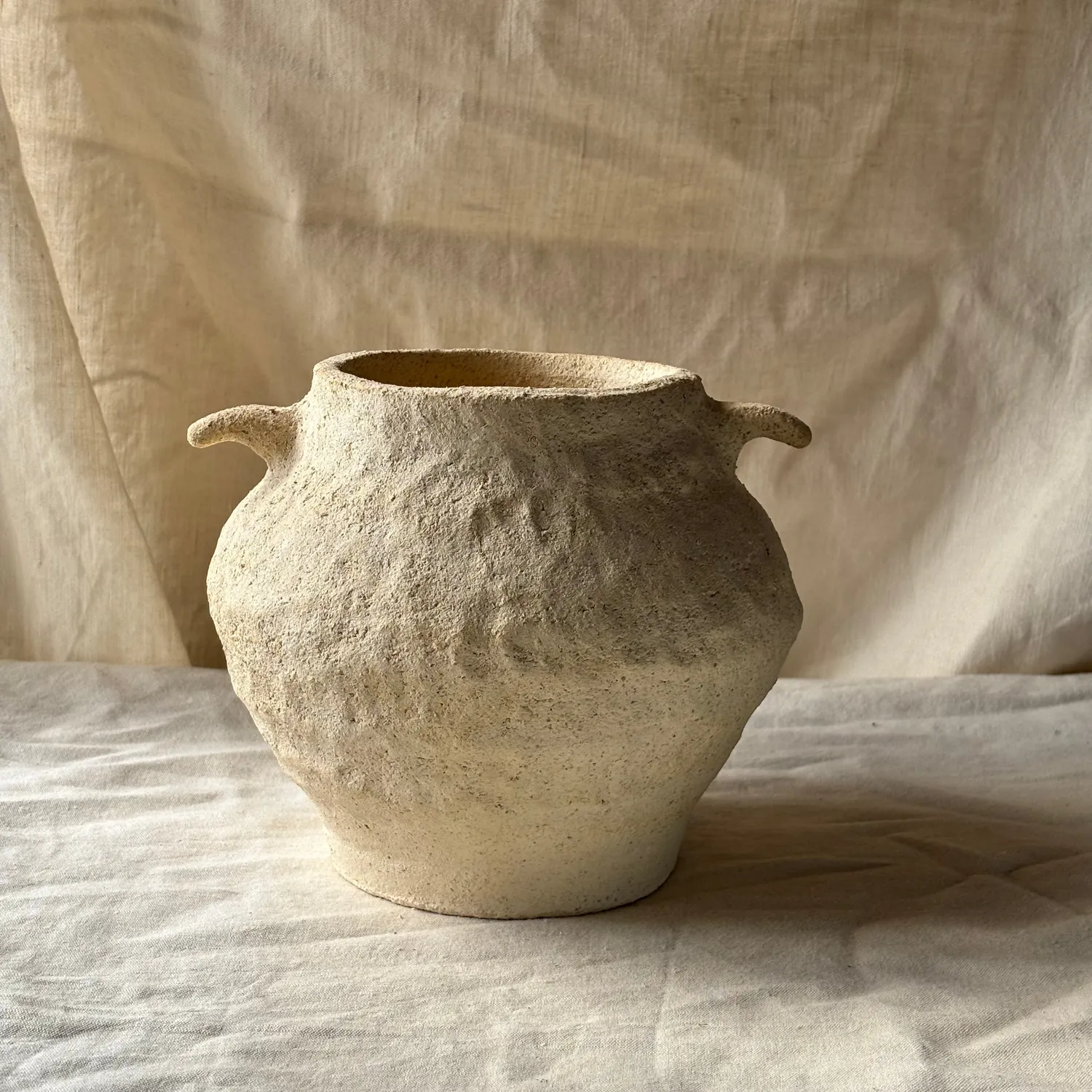 Studio Delta Pottery Anfora cachepot terracotta 20x18 cm