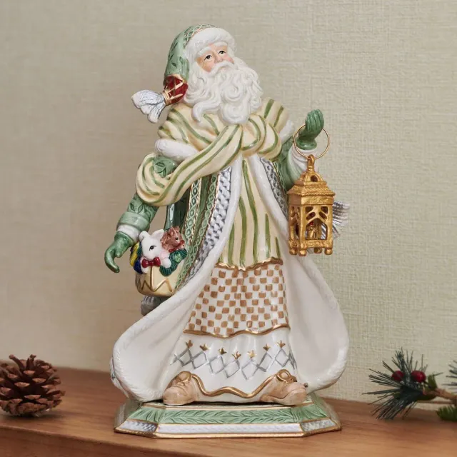 Fitz and Floyd Gregorian Studio statuina Babbo Natale 33 cm