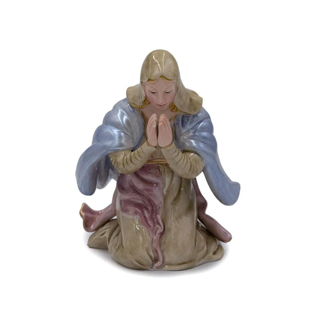 Fitz and Floyd Nativity Maria statuina presepe 16 cm dipinta a mano