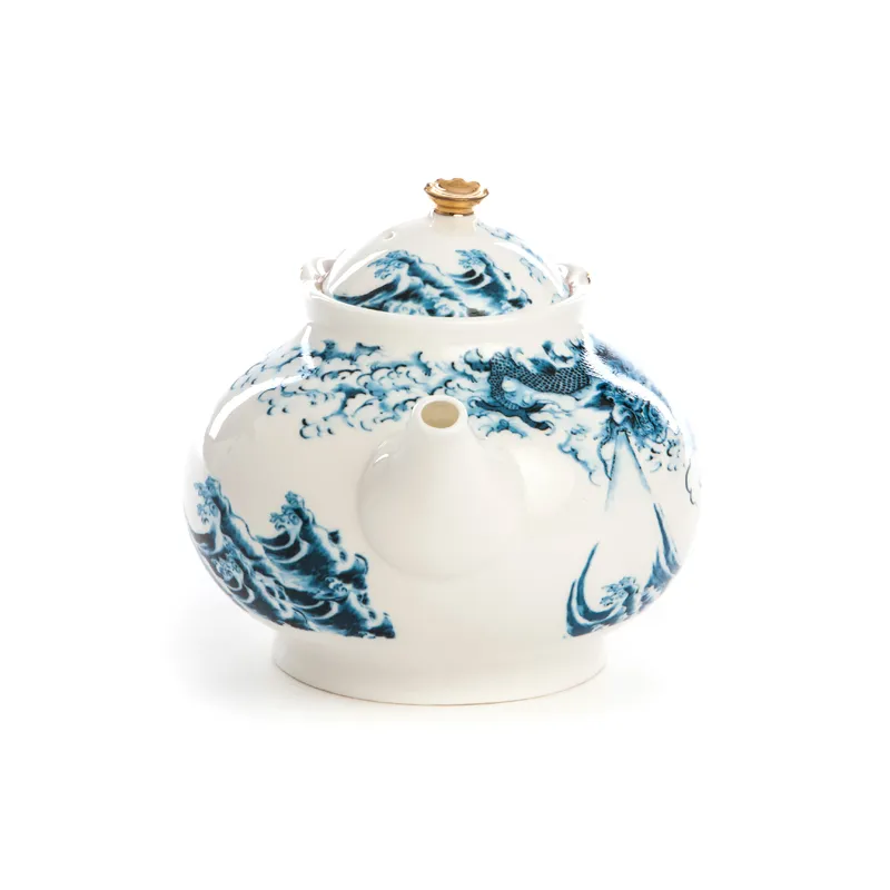 Seletti Hybrid Smeraldina teiera in bone china