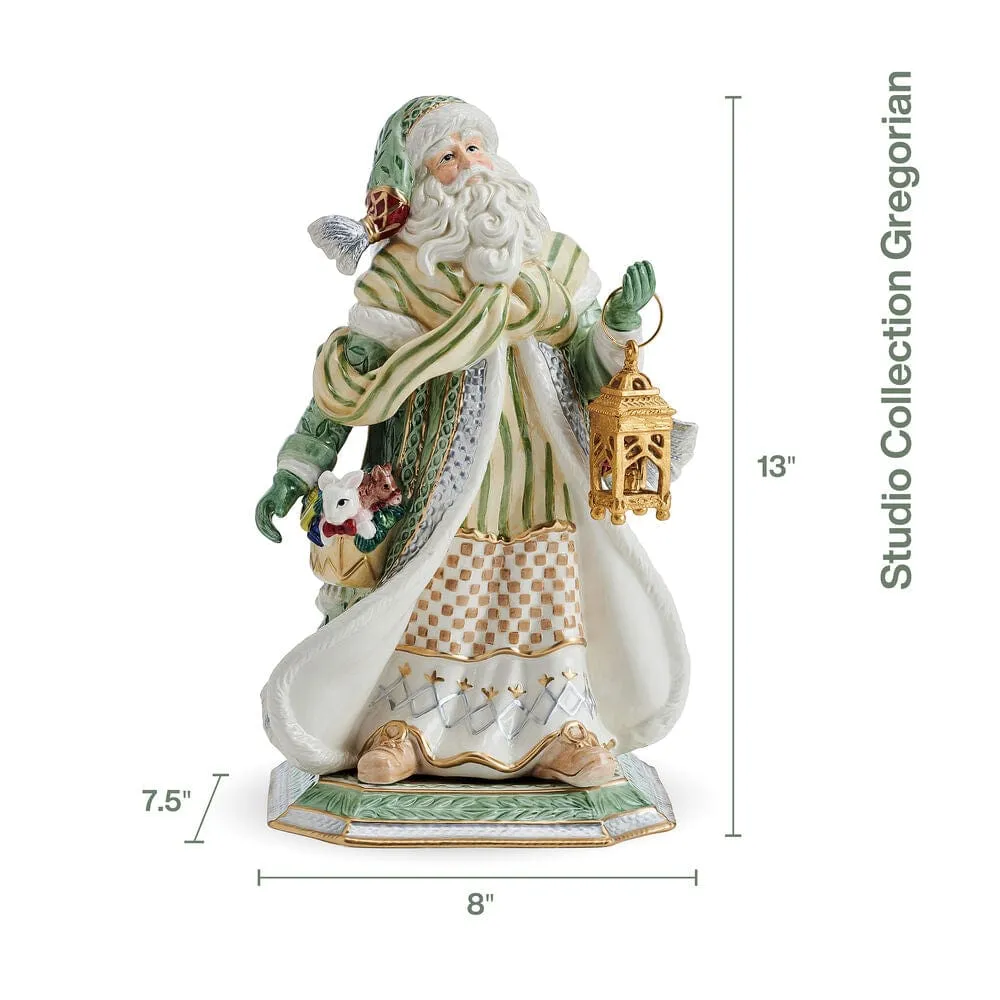 Fitz and Floyd Gregorian Studio statuina Babbo Natale 33 cm