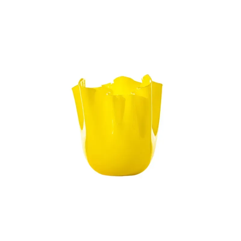 Venini Fazzoletto Opalino Vaso Piccolo Vetro