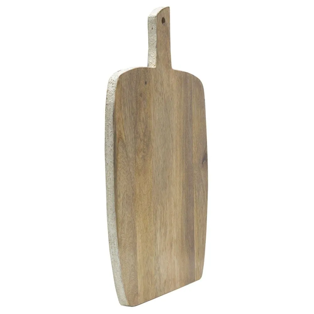 Fitz and Floyd Austin Upton tagliere legno mango bianco