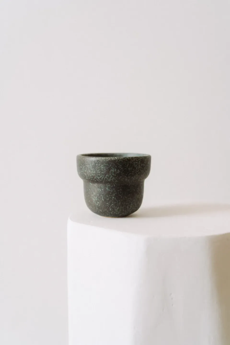 Poemi Cupping tazza 220 ml verde nero gres
