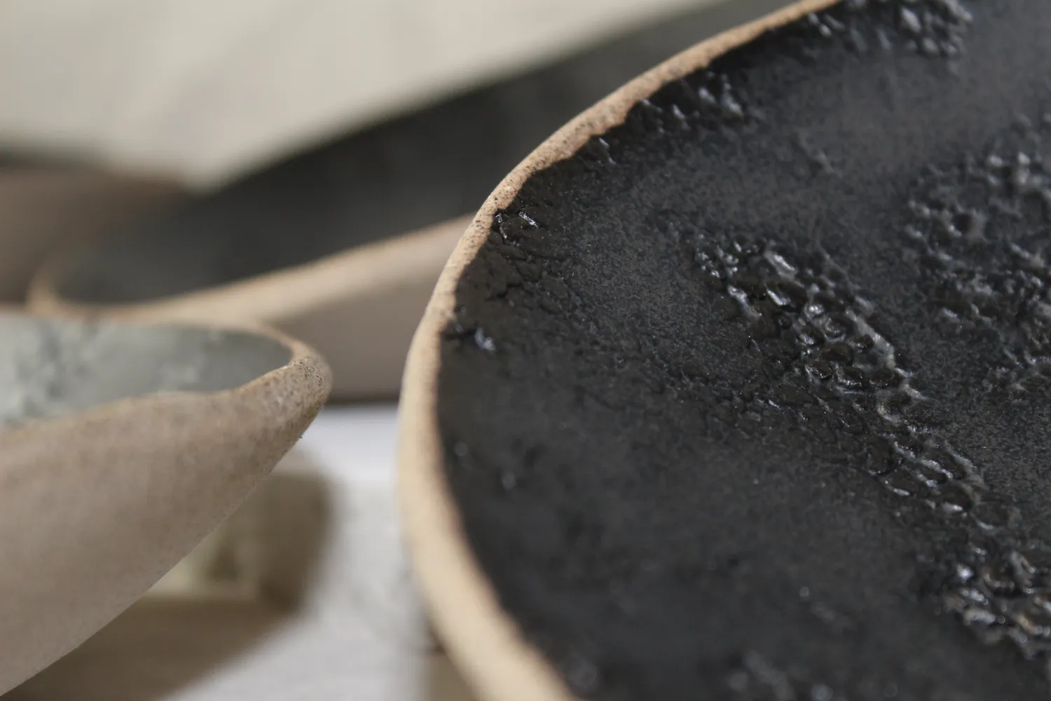 Studio Delta Pottery Pomice Bowl ciotola gres antracite