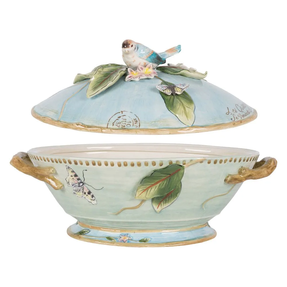 Fitz and Floyd Toulouse zuppiera con mestolo 3,5 qt