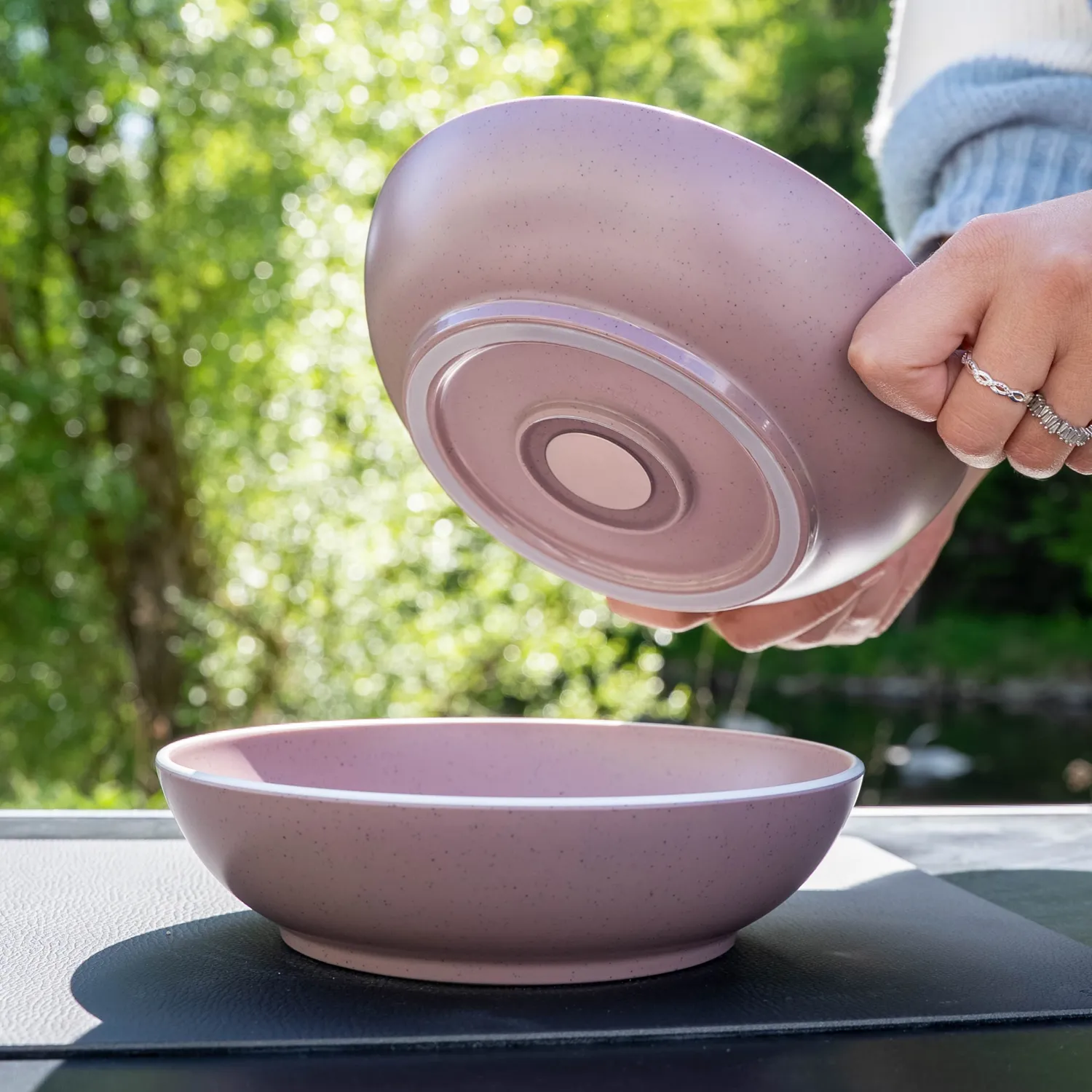 Silwy DOLOMIT ROSE ciotole magnetiche plastica 20 cm