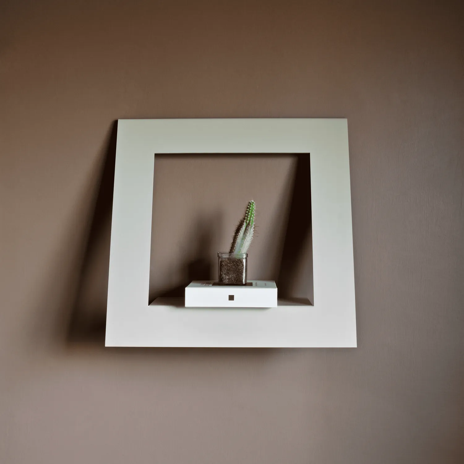 Eva Quadra mensola ceramica bianca parete