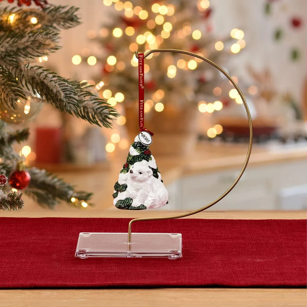 Fitz and Floyd Woodland Holiday ornamento albero 2025 orso