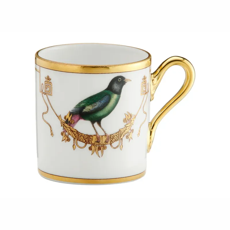 Richard Ginori Volière tazza caffè con piatto porcellana