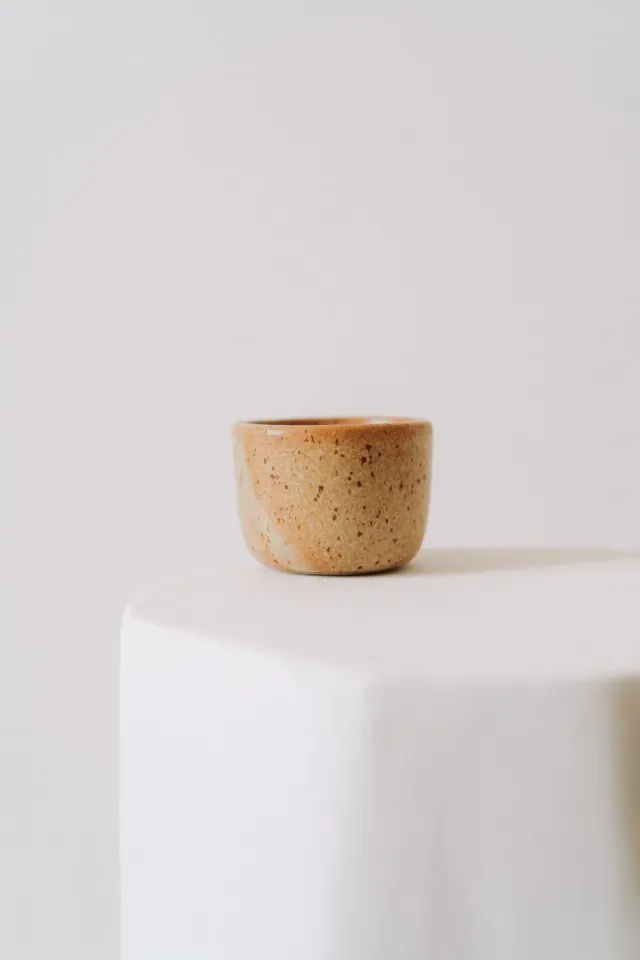 Poemi Orange tazza ceramica 160 ml arancione opaco