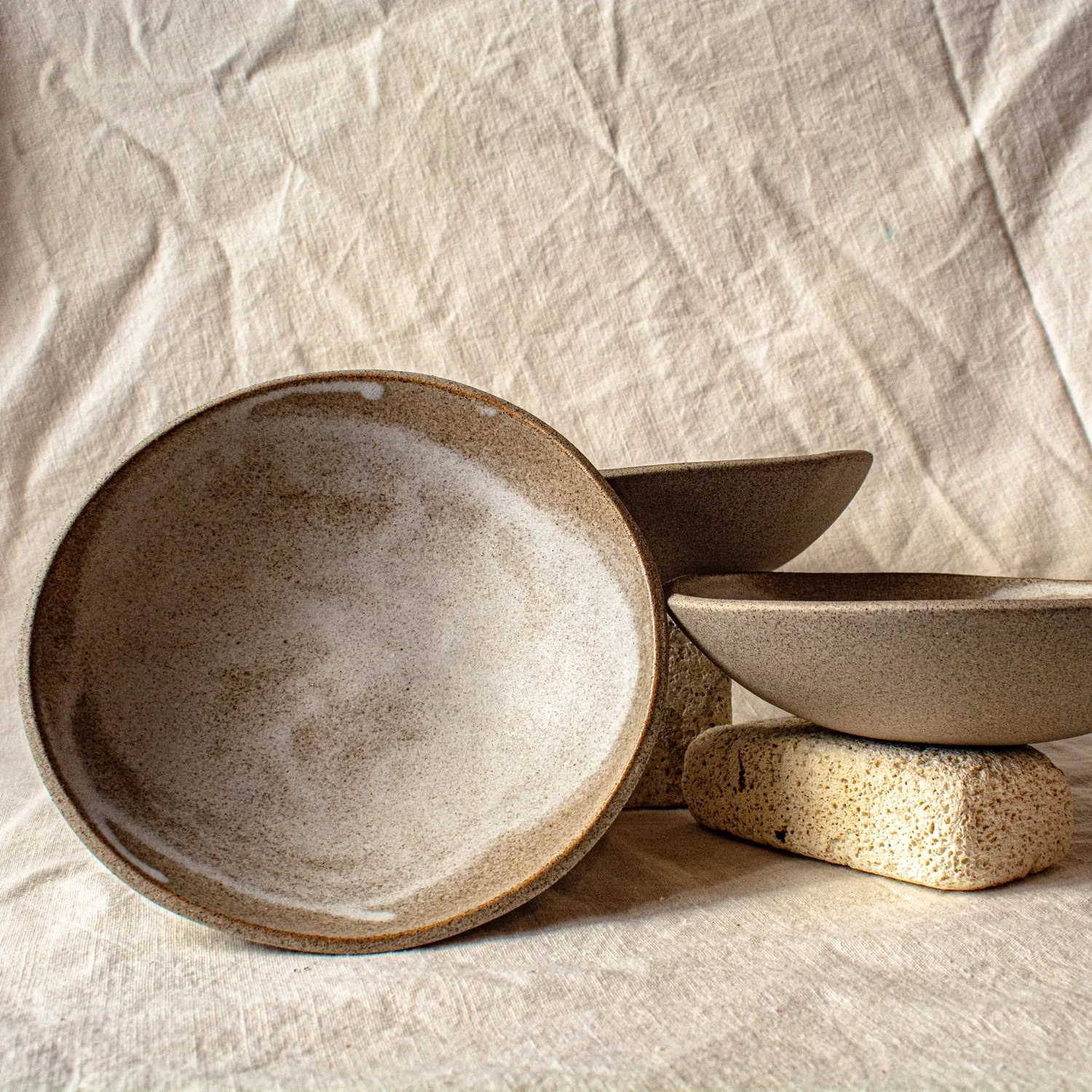 Studio Delta Pottery Brina bowl grès antracite 17 cm