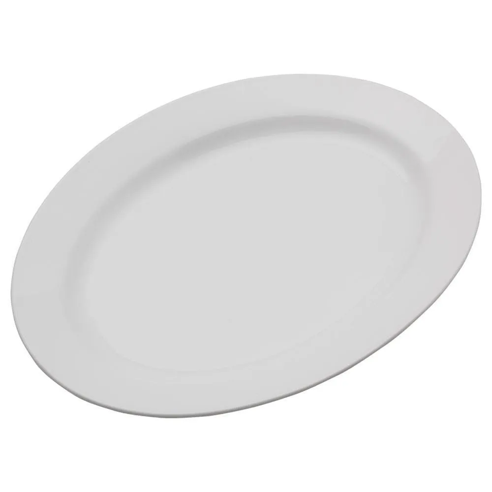 Fitz and Floyd Everyday White vassoio ovale 16 pollici porcellana