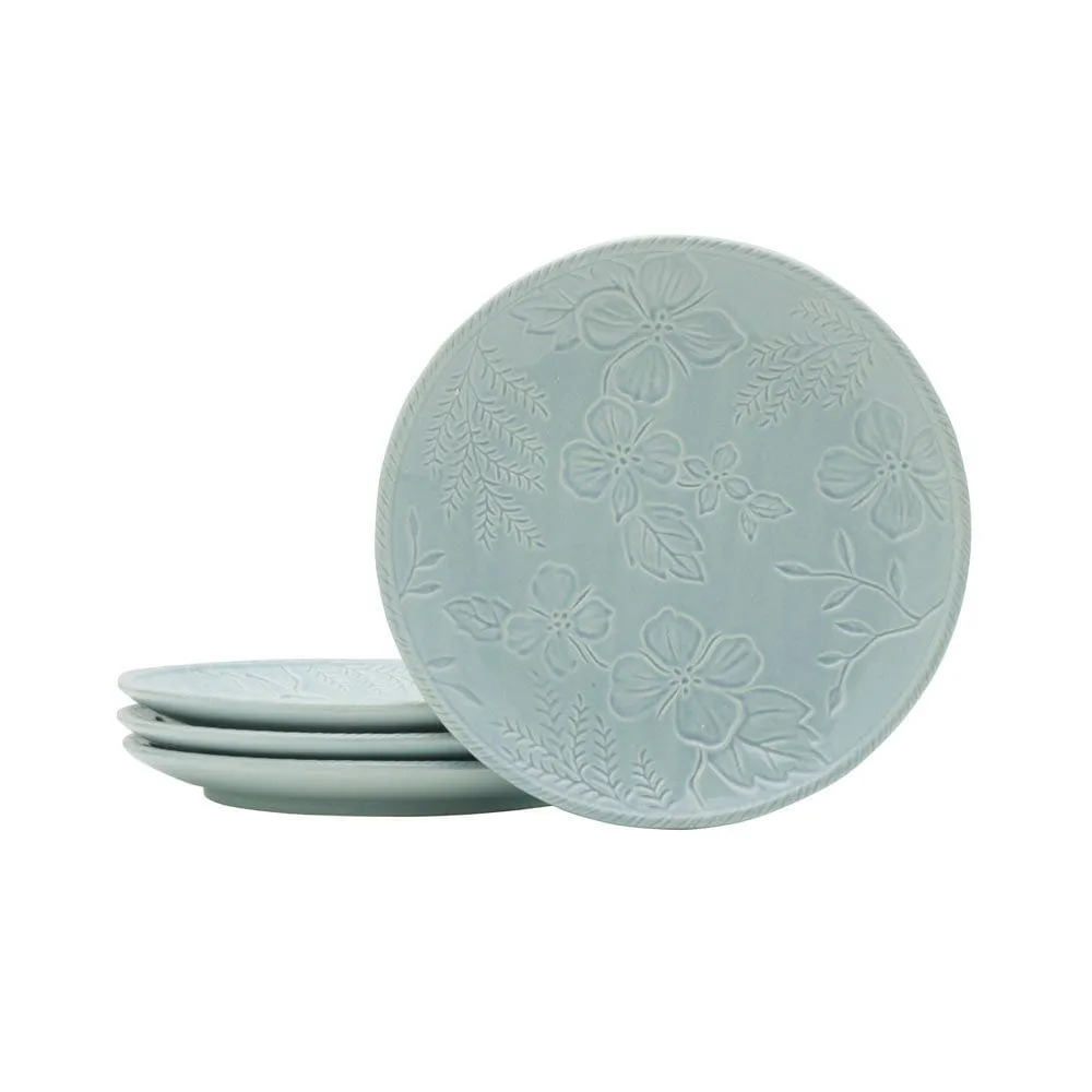 Fitz and Floyd English Garden set 4 piatti insalata floreali