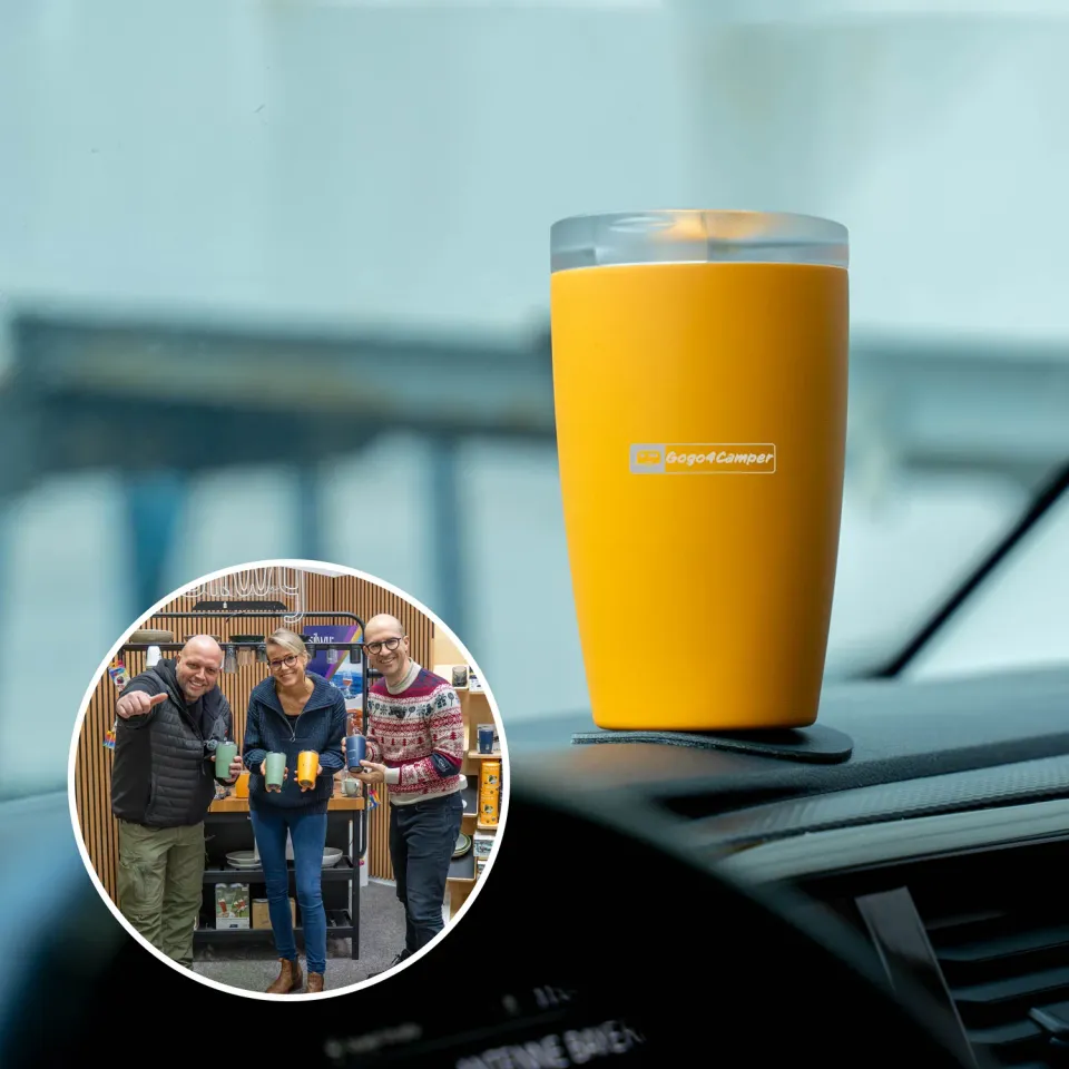 Silwy Gogo4Camper Sunrise tazza termica magnetica acciaio