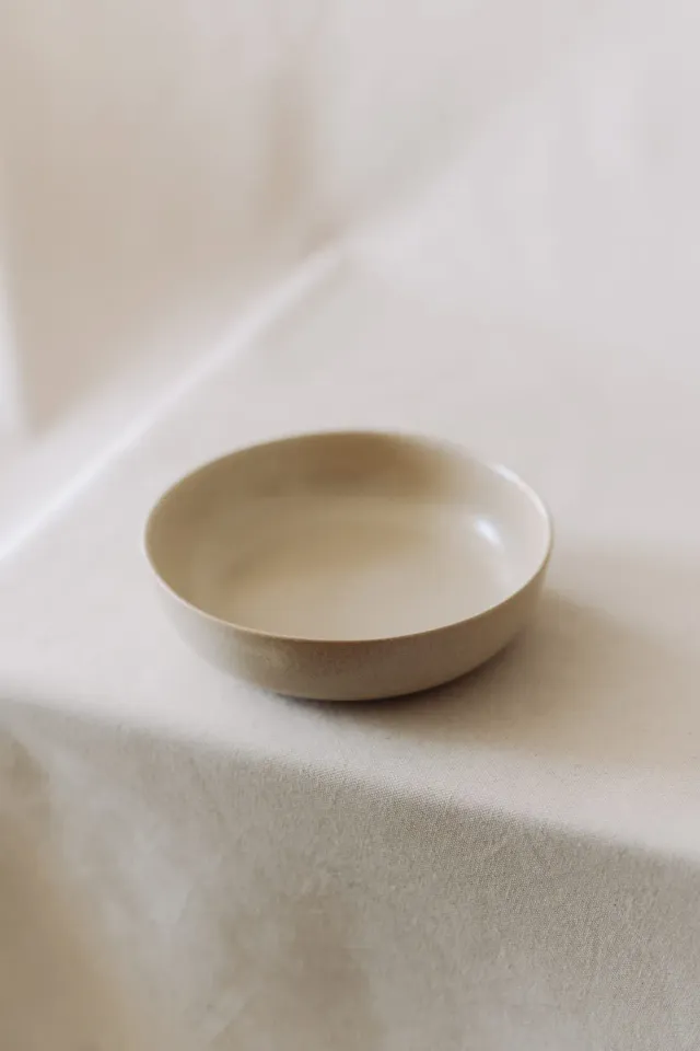 Poemi Mei 19 cm ciotola bianco beige gres