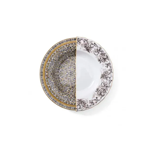 Seletti Hybrid 2.0 Agroha piatto fondo bone china